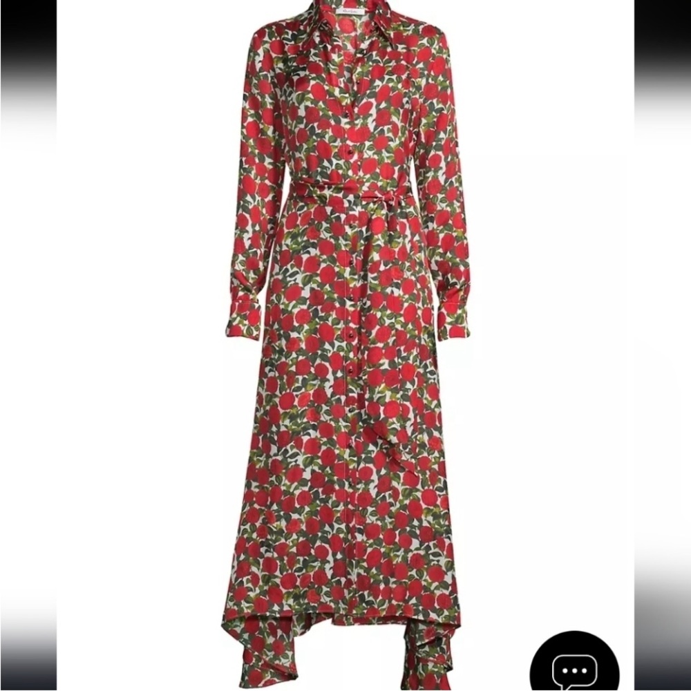 Robert Graham Red Floral Dress